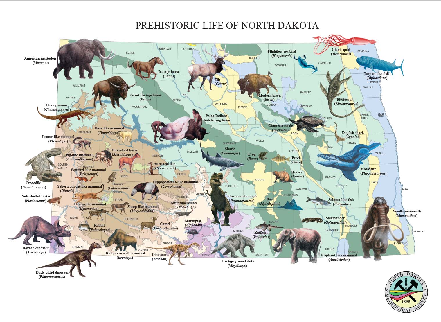 Prehistoric Life in North Dakota